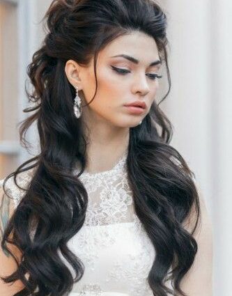 wedding in Samara, wedding hairstyles for long hair photo