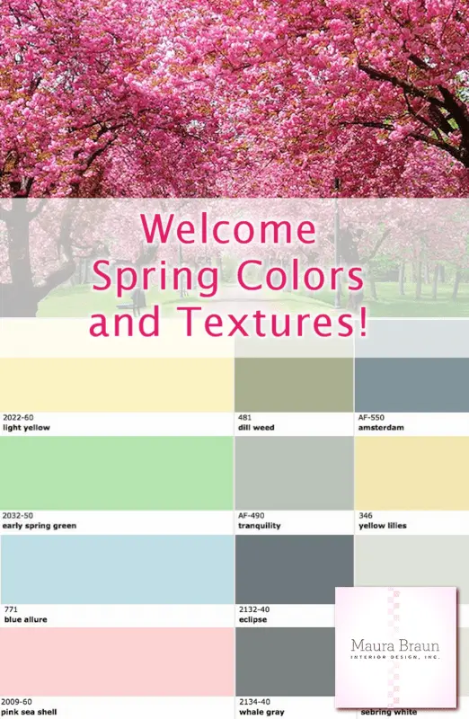 Welcome to spring: pale pink shades in the interior