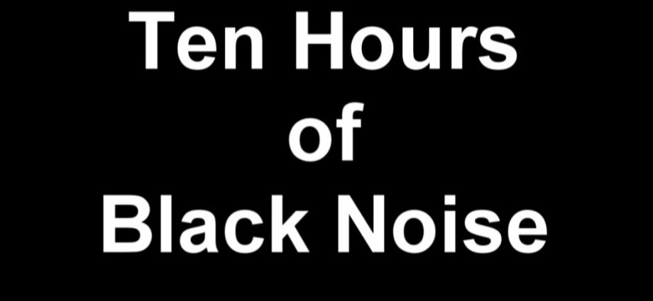 What are &#8220;black noises&#8221; and how do they affect the mind?