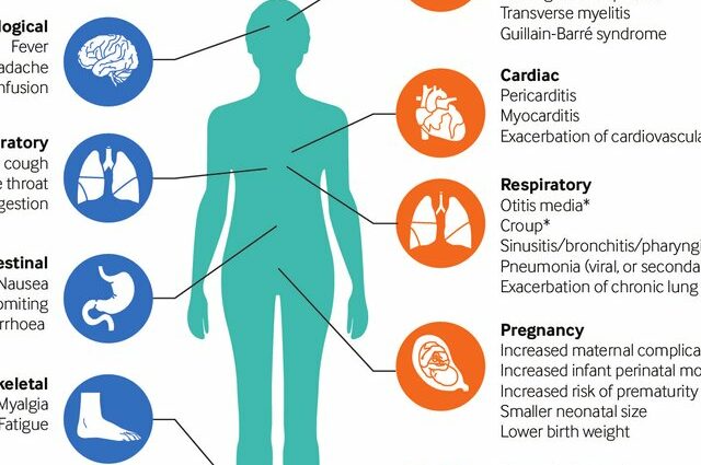 What are the complications from the flu?