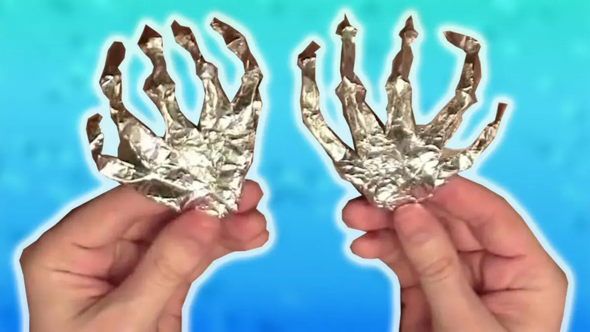 What can be done from foil with your own hands