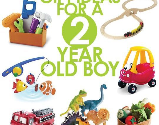 What can you give a boy for 2 years for his birthday inexpensively?