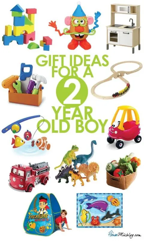 What can you give a boy for 2 years for his birthday inexpensively?