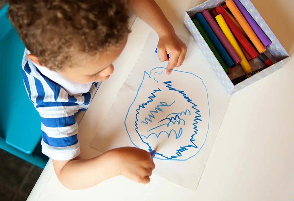 What do the colors mean in a child&#8217;s drawing
