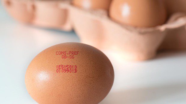 What does the barcode on the egg mean?