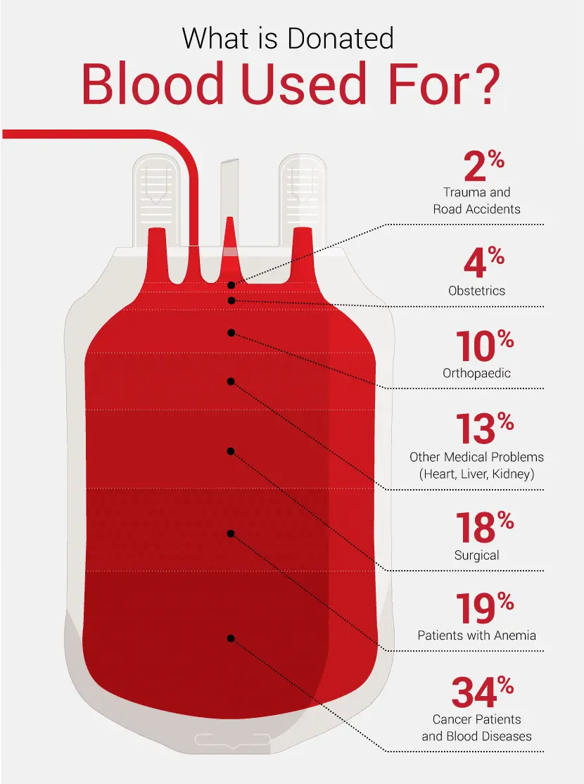 What happens when you donate blood?