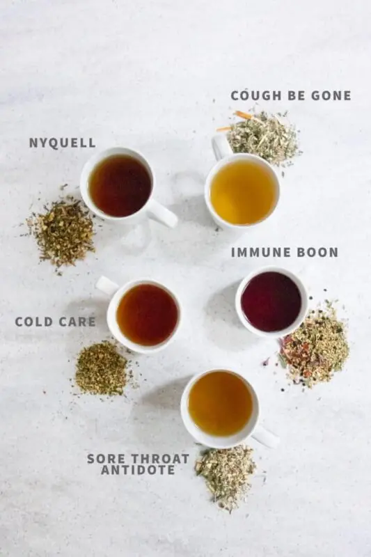 What herbs should I drink for colds?