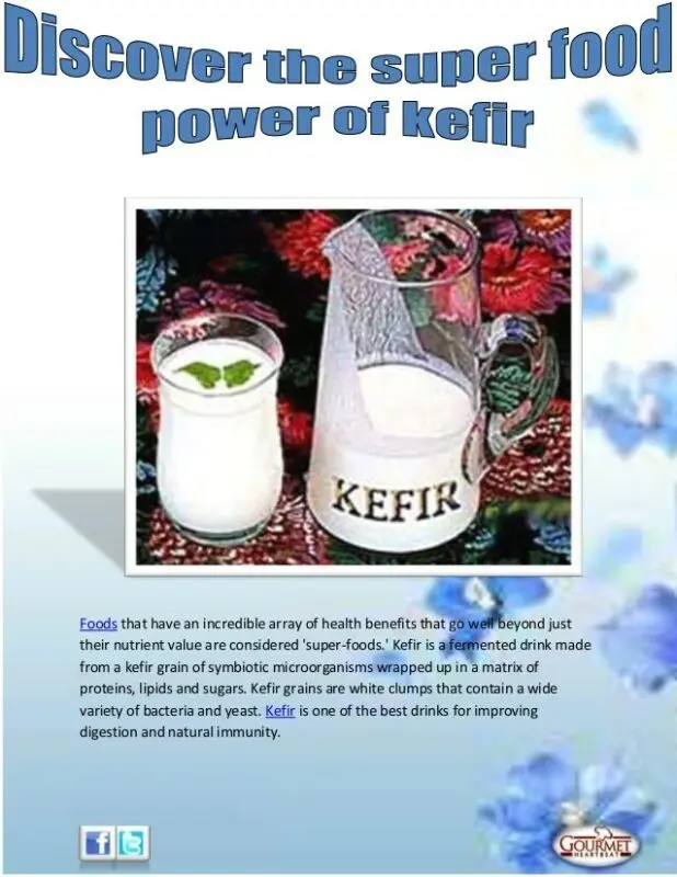 What is kefir? Discover its benefits and properties