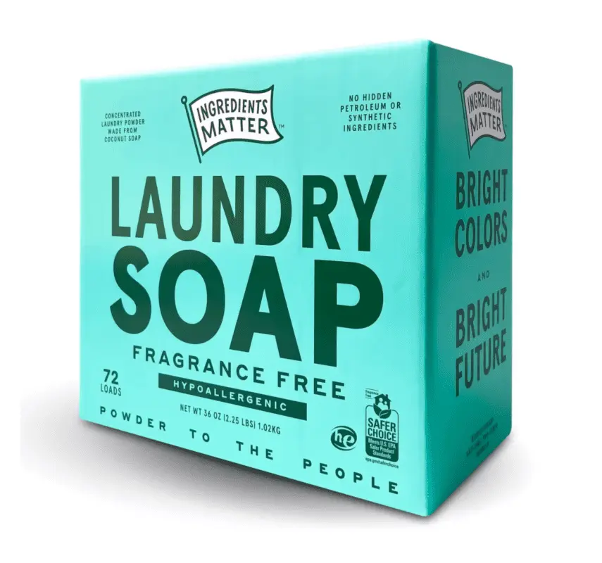 What is laundry soap made of?