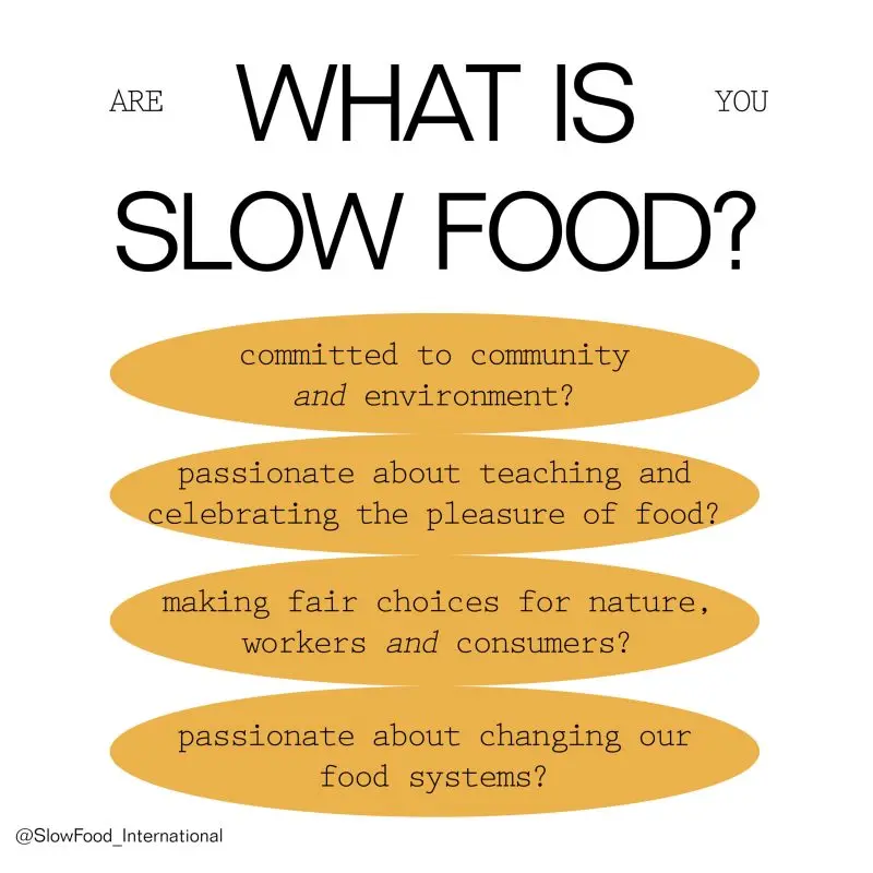 What is Slow Food?