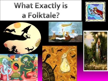 What is the difference between a literary tale and a folk tale: Russian, similarity