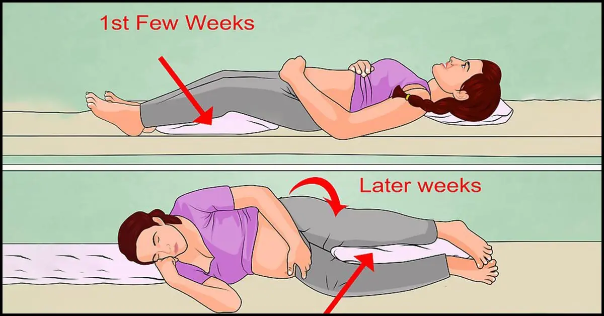 What position to sleep during pregnancy?