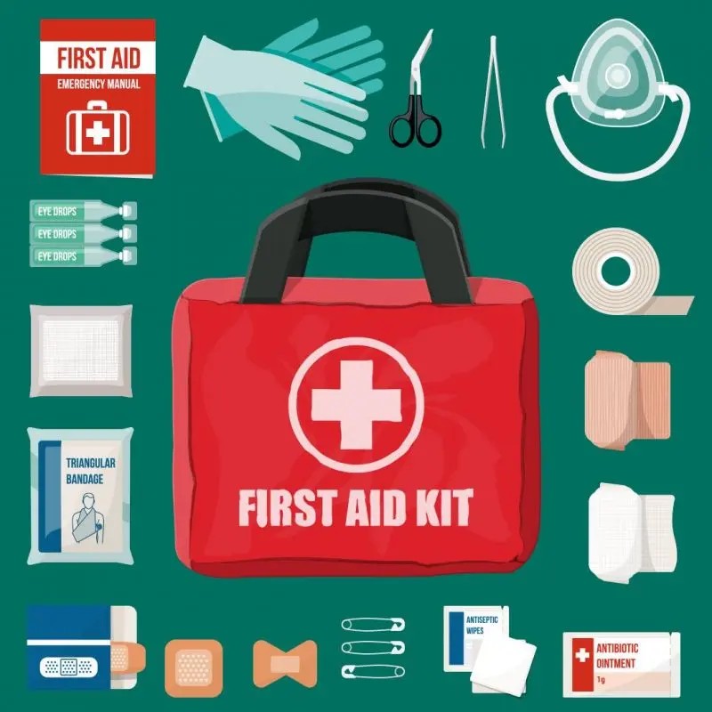 What should you have in your first aid kit?