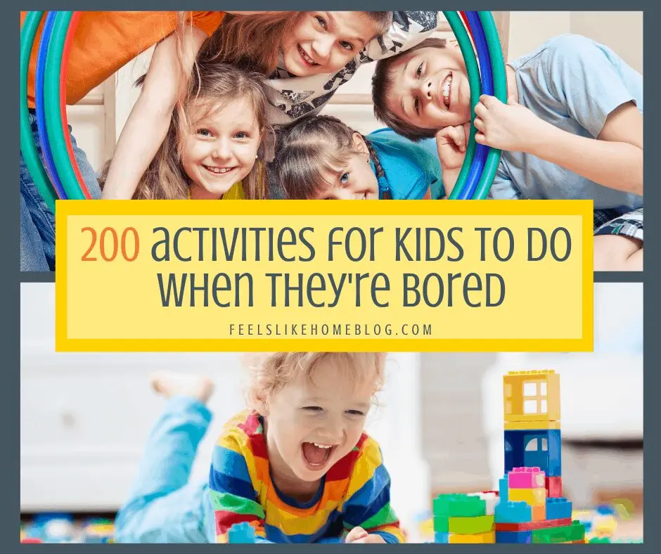 What to do for children when they are bored at home: a child under 7 years old