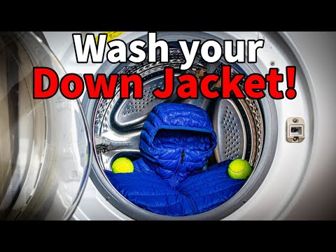 What to do if you washed your down jacket