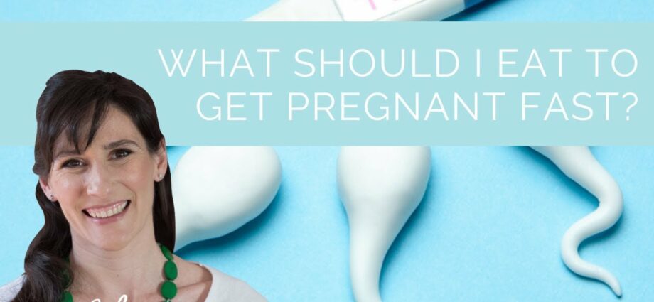 What to eat to get pregnant. Video