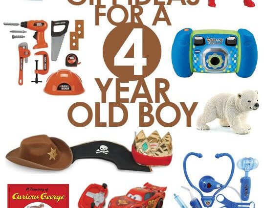 What to give a 4-year-old boy for his birthday