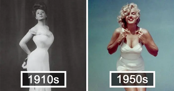 What women were considered sexy 100 years ago