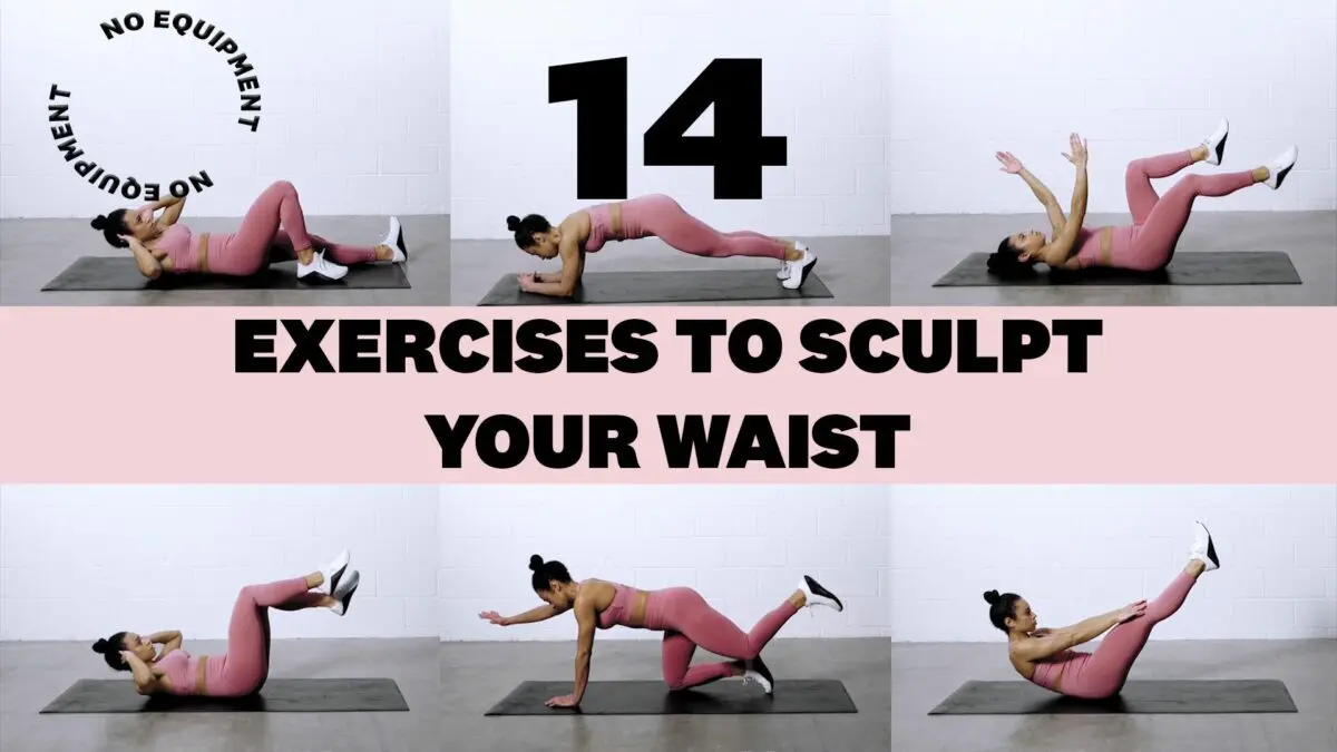 Where we will do the waist: exercises for the waist and sides at home, video