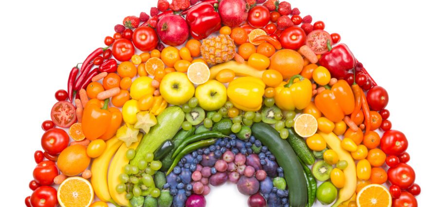 Why are colorful vegetables and fruits useful?