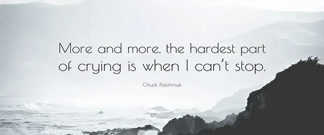 Why can&#8217;t I stop crying?