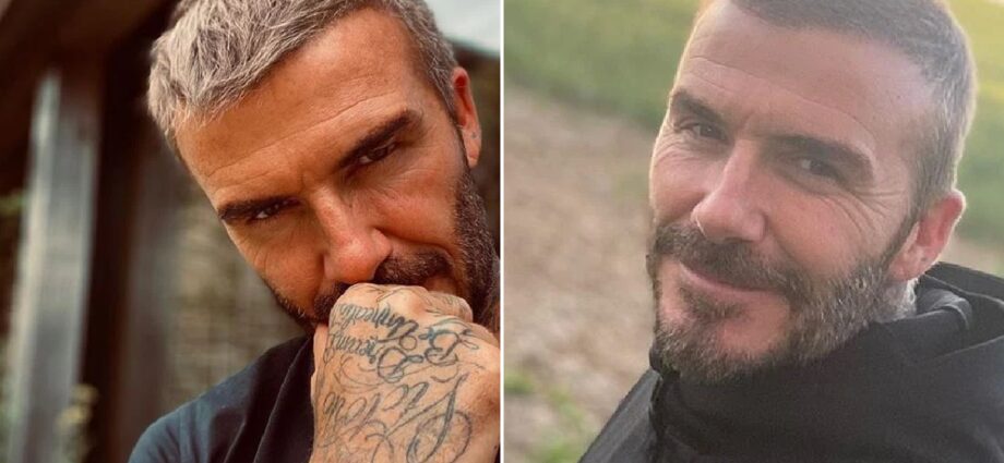 Why David Beckham has gray hair