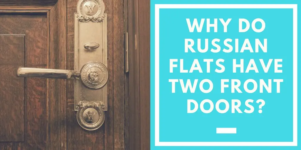 Why did the doors in Soviet apartments open inward