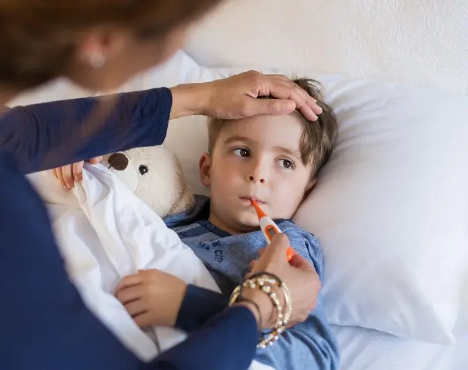 Why does a child often get sick