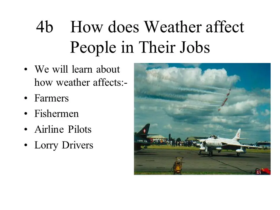 Why does the weather affect us?