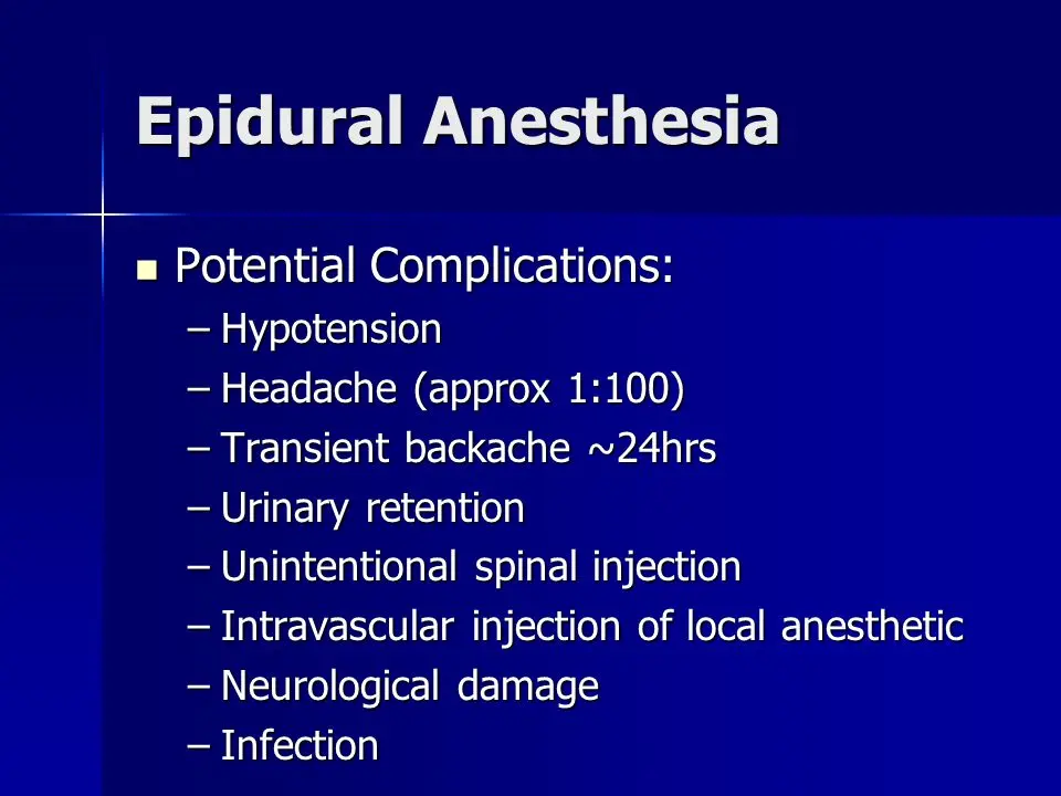 Why epidural anesthesia is dangerous: contraindications, risks, consequences