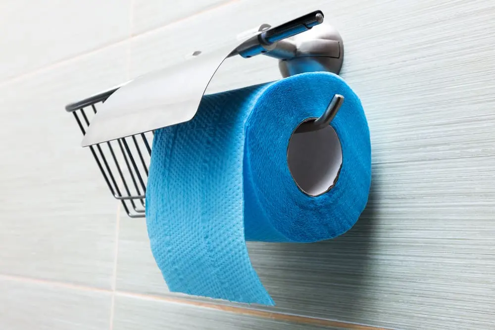 Why is colored toilet paper a taboo abroad?