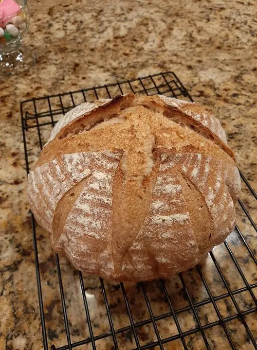 Why was the bread bitter during the war, and its recipe was kept secret