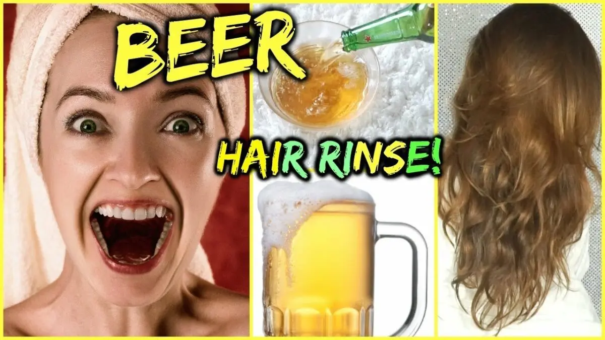 Why wash your hair with beer? Video