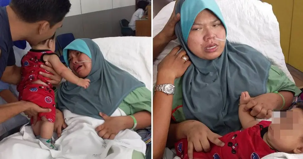 Woman fell into a coma after cesarean section