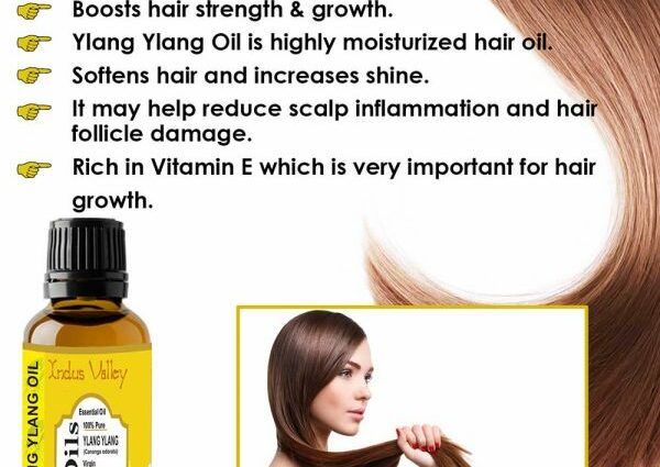 Ylang Ylang essential oil for hair care. Video