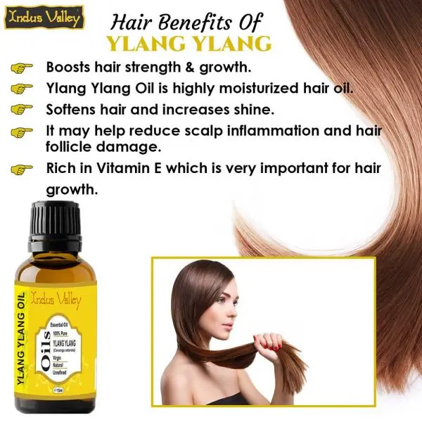 Ylang Ylang essential oil for hair care. Video