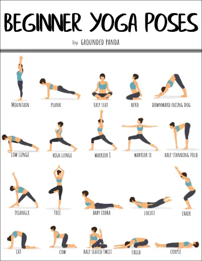 Yoga poses for beginners or how to relax before bed