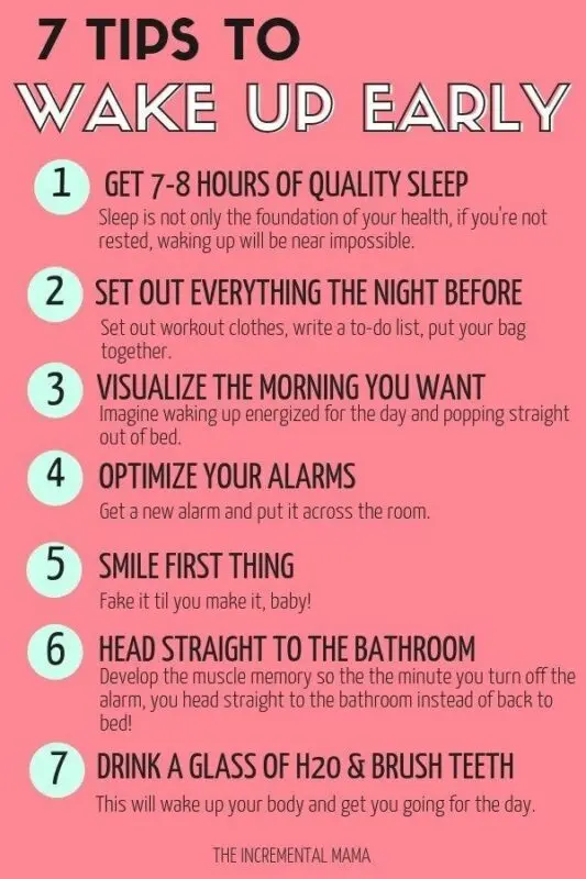 10 tips to wake up super easily