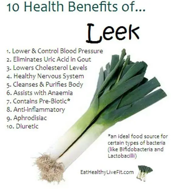 9 health benefits of leek juice