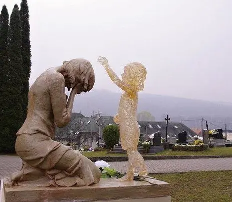 A story about an old cemetery or a baby from the other world