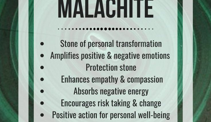 मैलाकाइट के गुणों और लाभों की खोज करें - खुशी और स्वास्थ्य