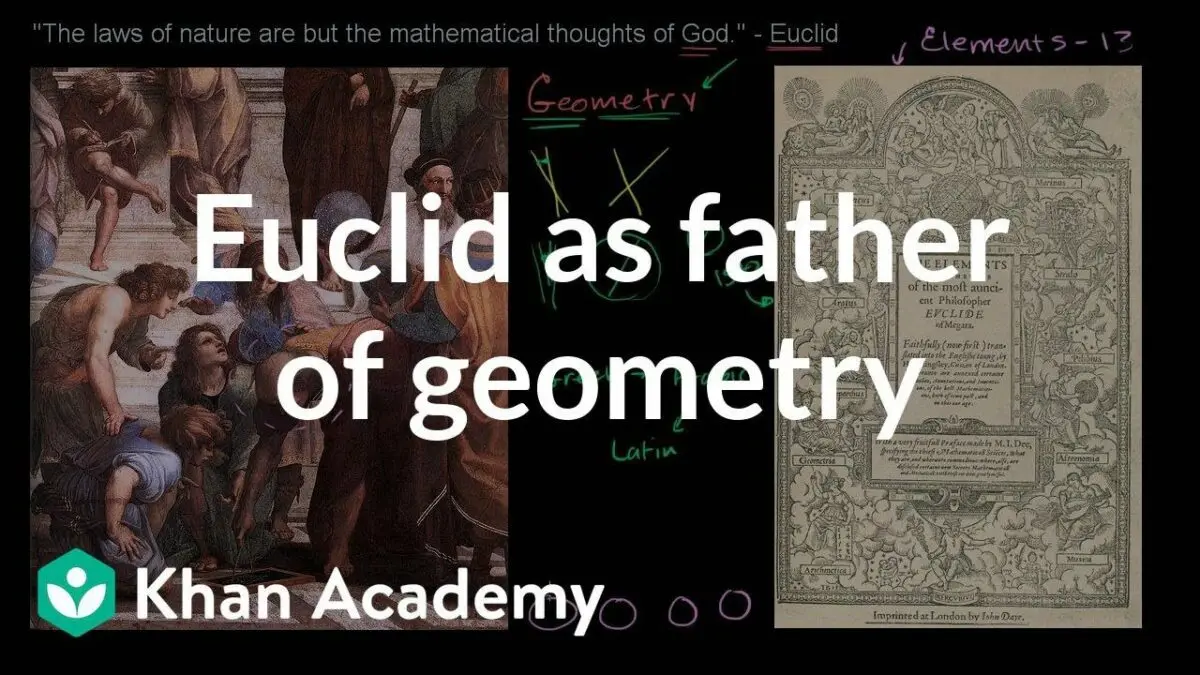 Euclid: short biography, discoveries, facts, video