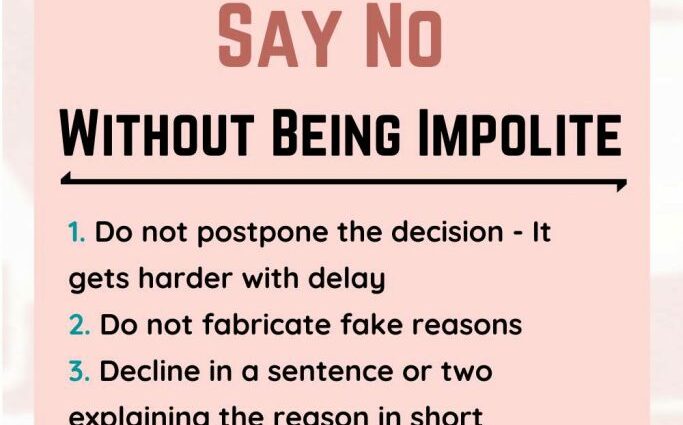 How to Learn to Say NO &#8211; Simple Tips &#038; Videos