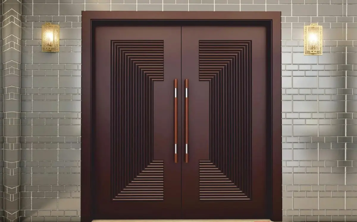 Main types of double leaf doors, home doors