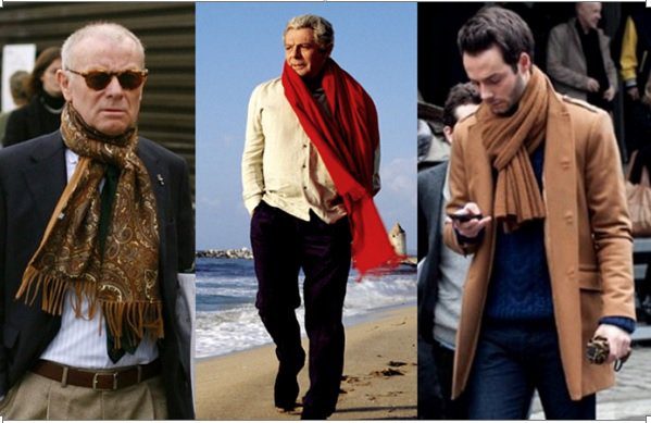 Men&#8217;s scarf: how to tie &#8211; the best ways and tips