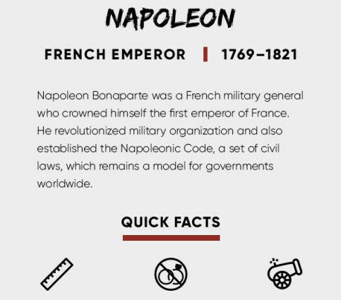 Napoleon Bonaparte: biography, interesting facts and videos