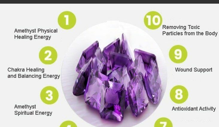Properties and benefits of amethyst &#8211; Happiness and health