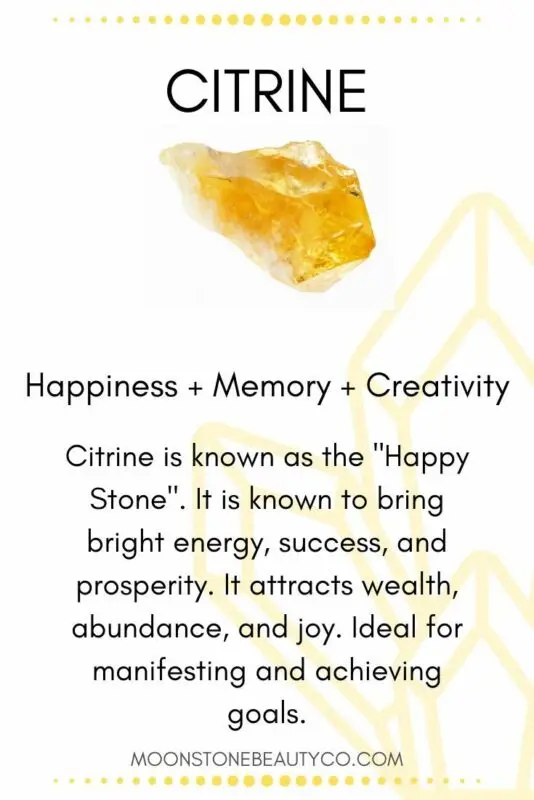 Properties and benefits of citrine &#8211; happiness and health