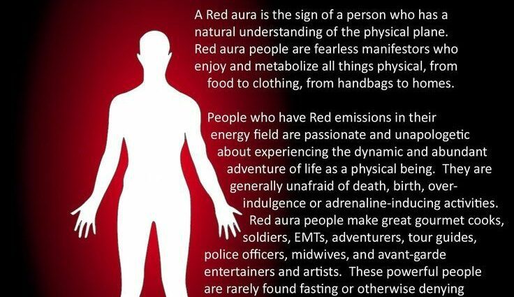 Red aura: meaning and explanation