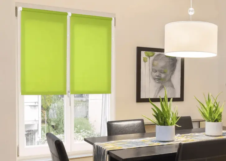 Roller blinds are a beautiful and inexpensive way to decorate a window